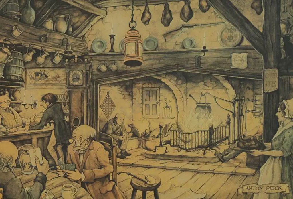 PIECK, Anton (1895-1987) - Tavern Scene Image 1++