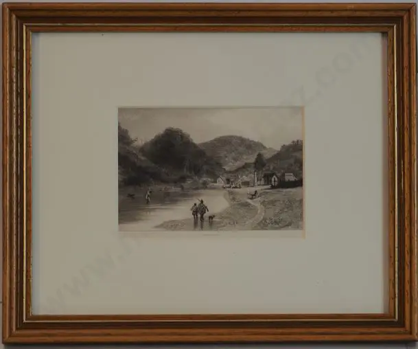 BREES, Samuel Charles (1810-1865) - N'Houranga (Ngauranga Gorge and Stream), 1847 Image 1++