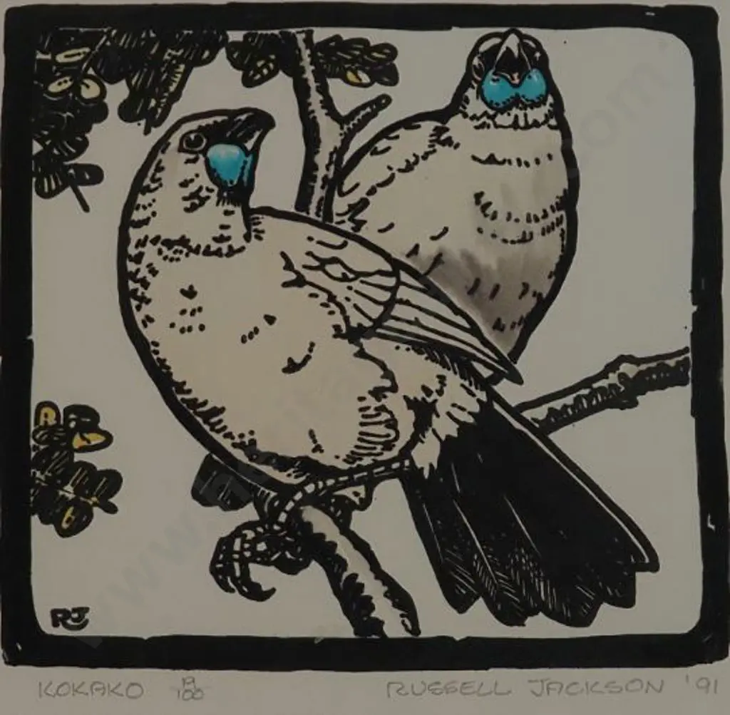 JACKSON, Russell M. (1947-) - Kokako Image 1++