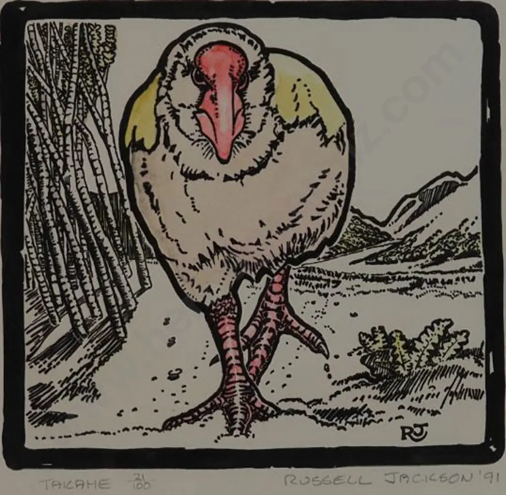 JACKSON, Russell M. (1947-) - Takahe Image 1++