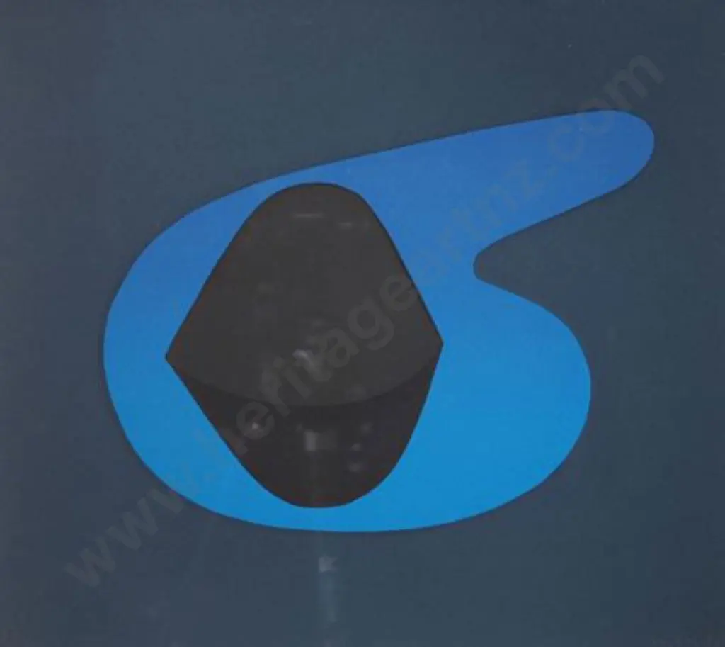 SMITHER, Michael (1939-) - No 4 - Small Blue Rock in Sandpool Image 1++