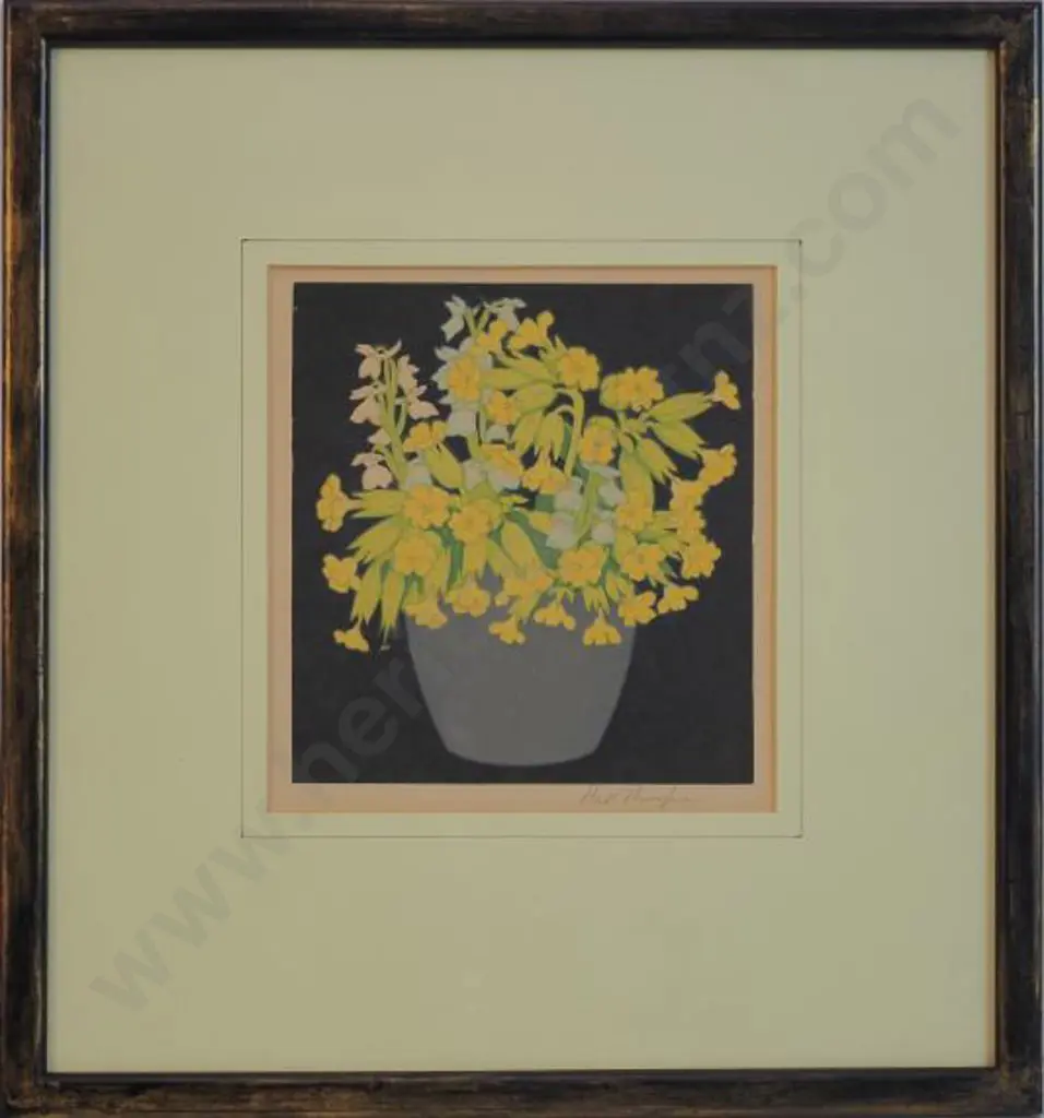 HALL THORPE, John (1874-1947)   - Cowslips Image 1++
