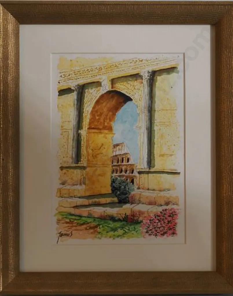 UNKNOWN Artist (signature illegible) - The Colliseum Image 1++