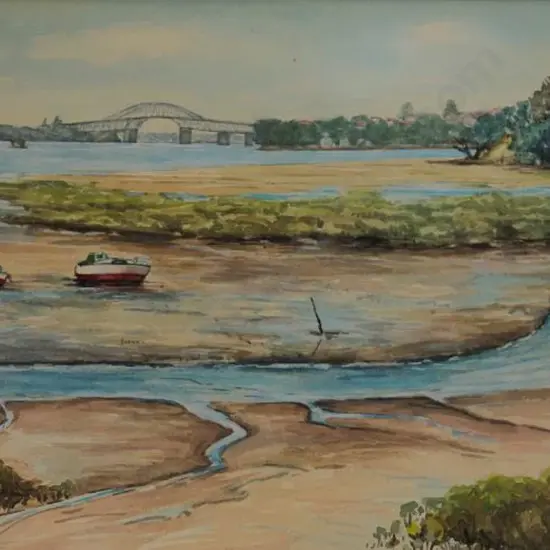 MADDOX, Ernestine (Active 1980s/90s) - Meola Reef & Auckland Harbour Bridge