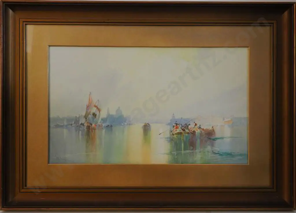 KNOX, William (1862-1925) - Venetian Harbour Image 1++