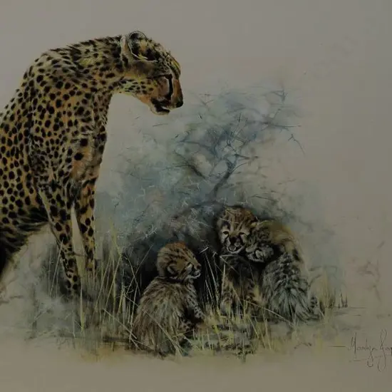 JAQUIERY. Merrilyn (1948-) - Leopards