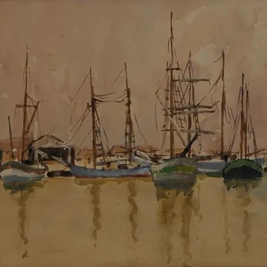 BURGE, Maud (1865-1957) - Istra, Slovenia, Dalmatian Coast
