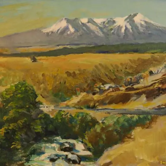 HAMMOND, Jack (1913-2009) - Ruapehu from the Central Plateau
