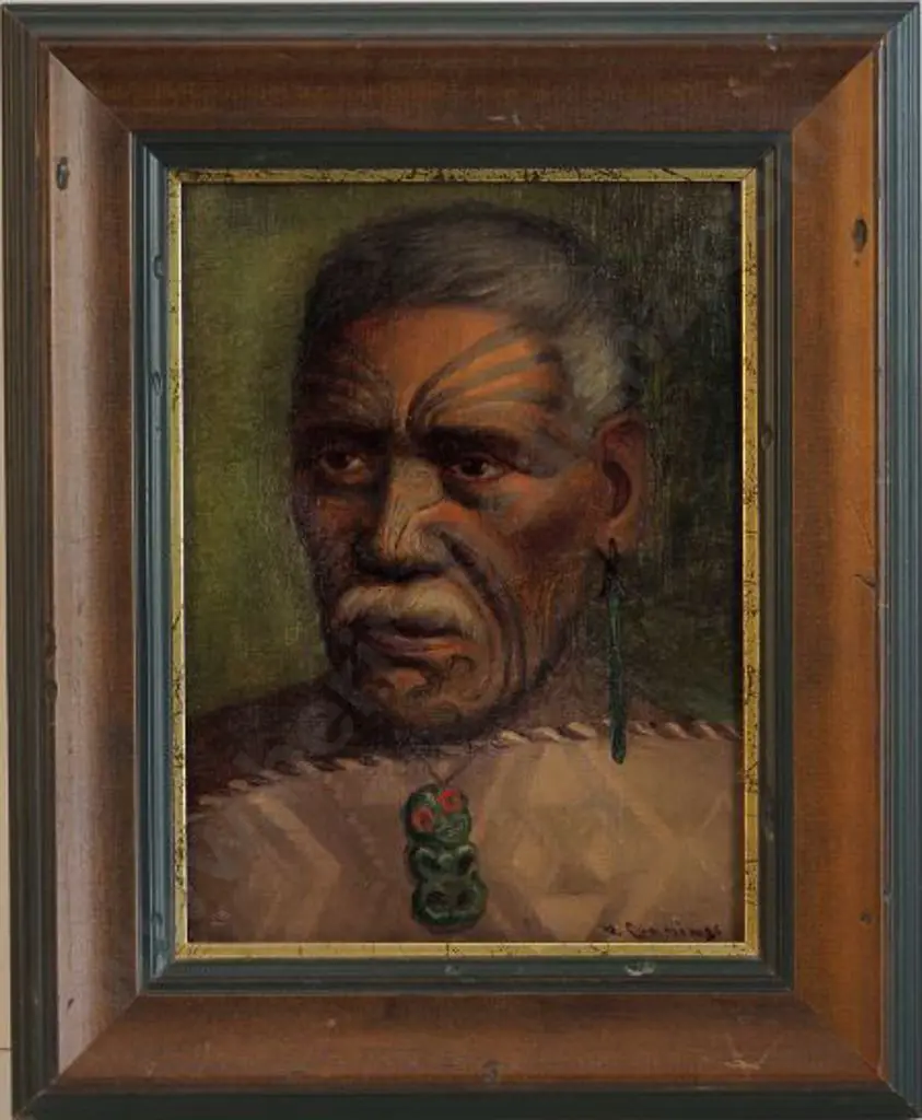 CUMMINGS,Vera (1891-1949) - A Maori Chief Image 1++
