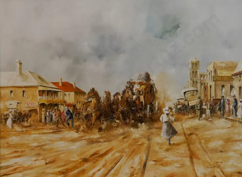 GUY, John (1944-2000) - The Castlereagh Line, Glen Innes 1895 Image 1++