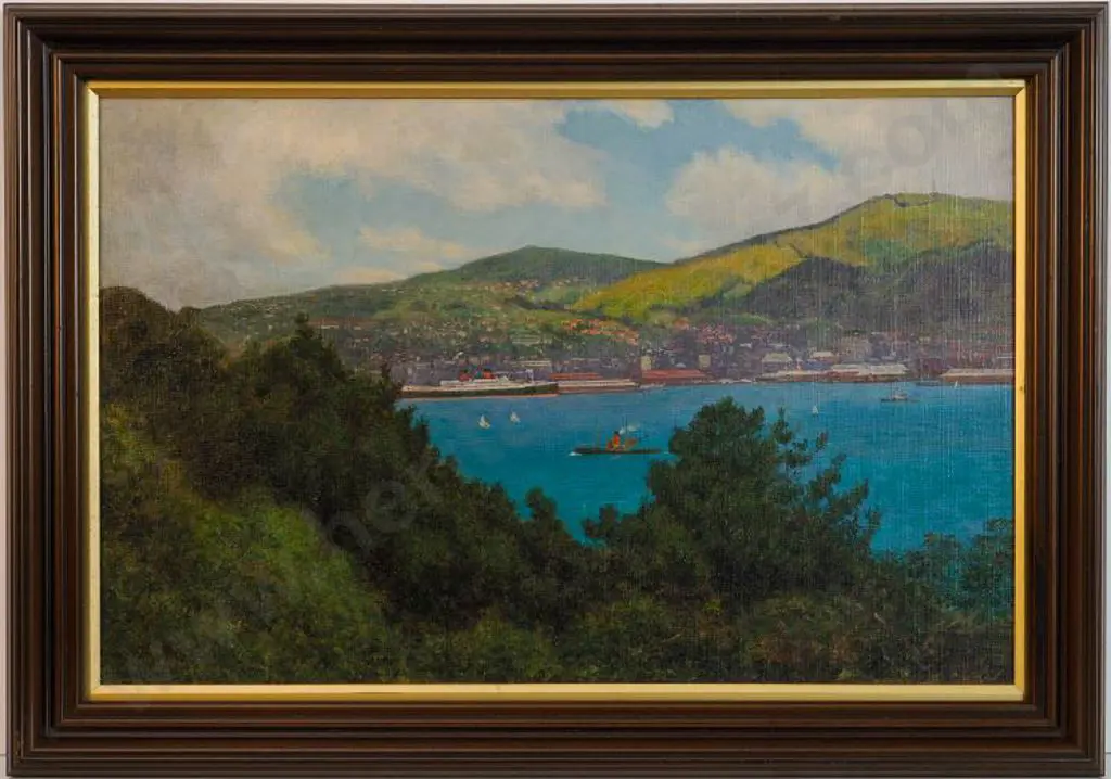ARTIST Unknown - Wellington Harbour Image 1++