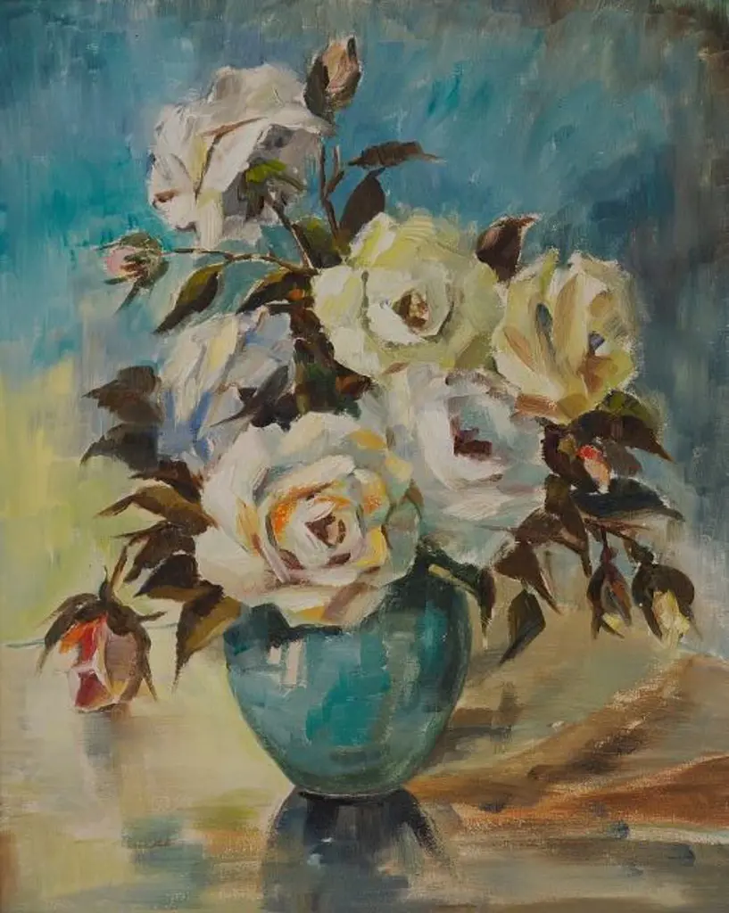 LUXFORD, Florence M. (Active 1970s) - Bunch of Roses Image 1++