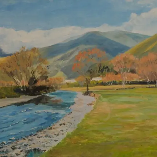 TUCKER, Rob - Small Meandering River  (Hutt River, Silverstream?)