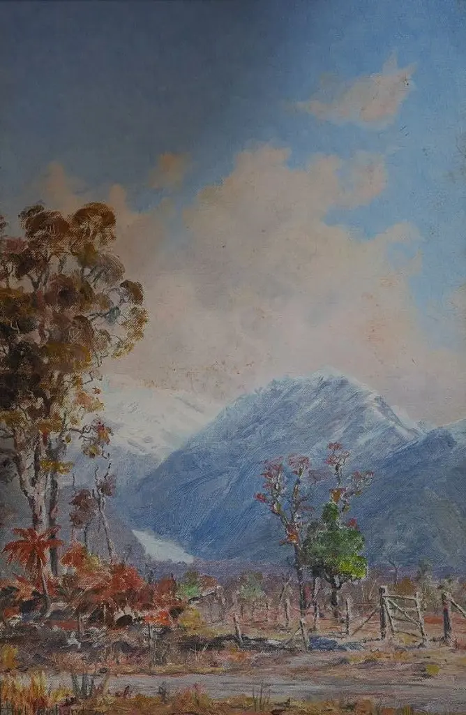 RICHARDSON, Ethel (1869-1946) - Southern Alps Image 1++