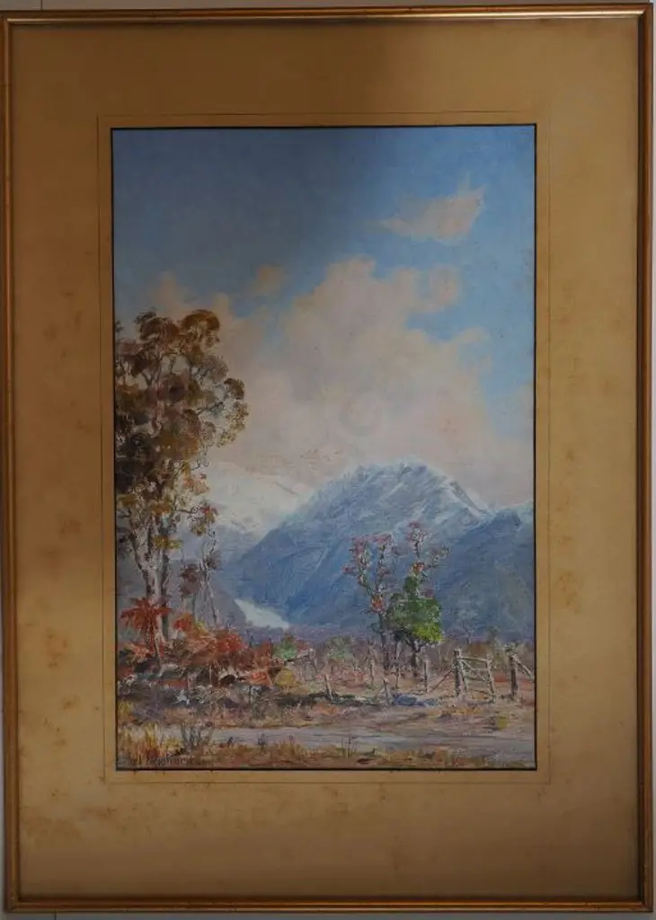 RICHARDSON, Ethel (1869-1946) - Southern Alps Image 1++