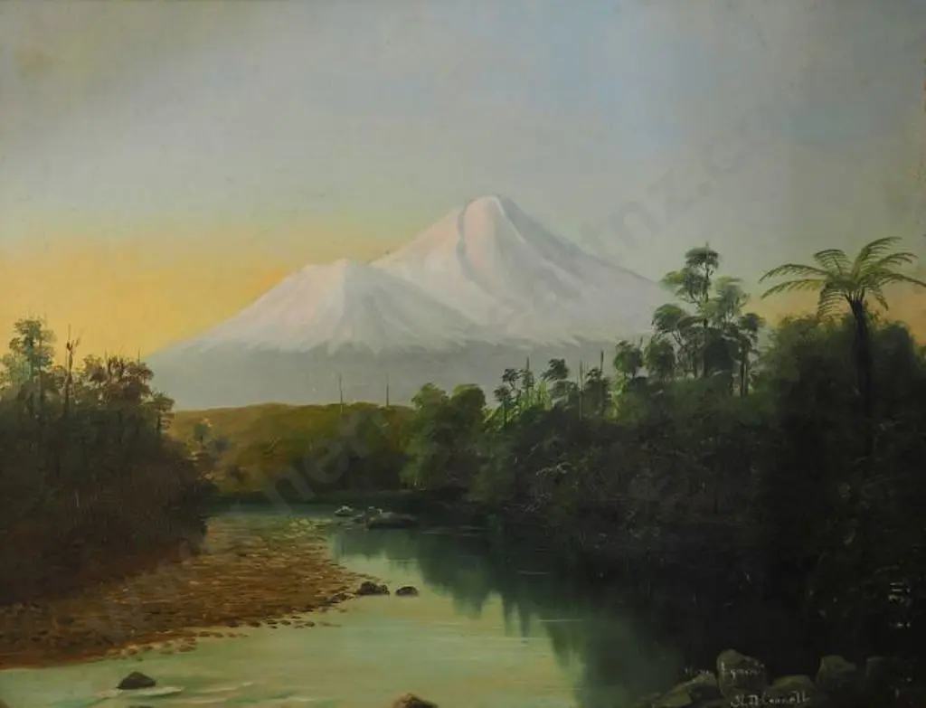 CONNELL, N.D. (19th Century) - Mount Egmont Image 1++