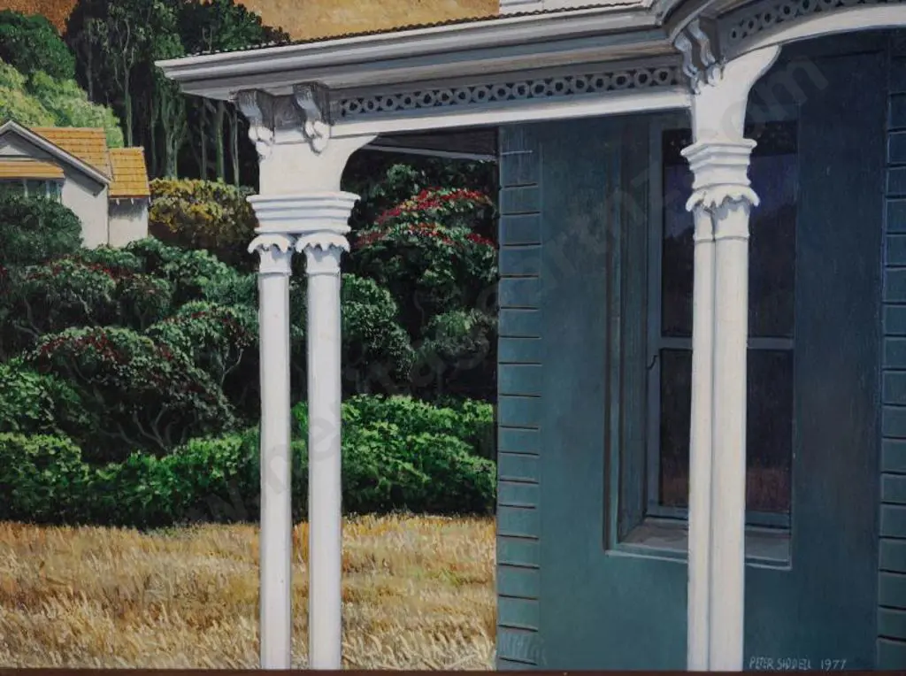 SIDDELL, Sir Peter (1935-2011) - Facing Mount St John, Auckland Image 1++