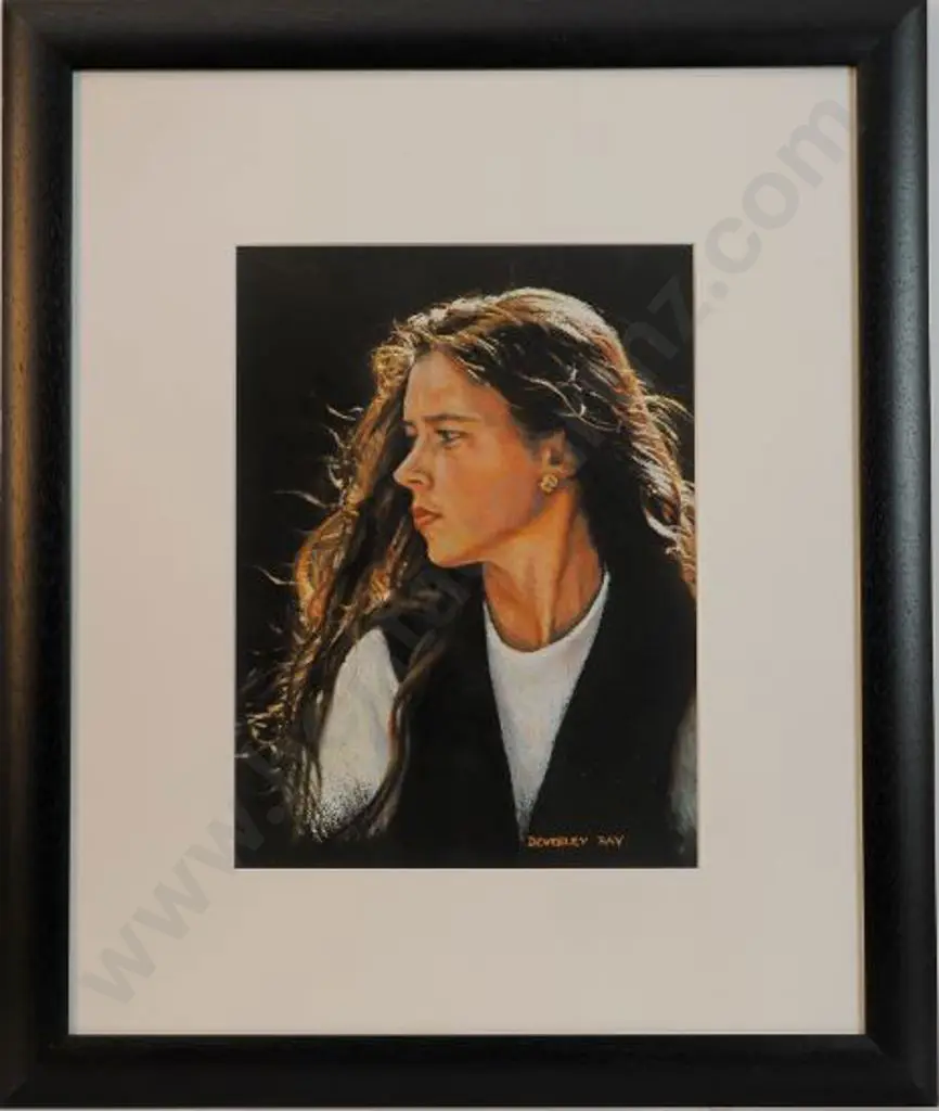 RAY, Beverley (20th Century) - Portrait of Young Woman Image 1++
