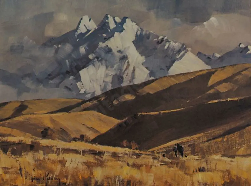 HALLIDAY, Brian (1936-1994) - From the Road to Dublin Bay Across the Clutha Image 1++