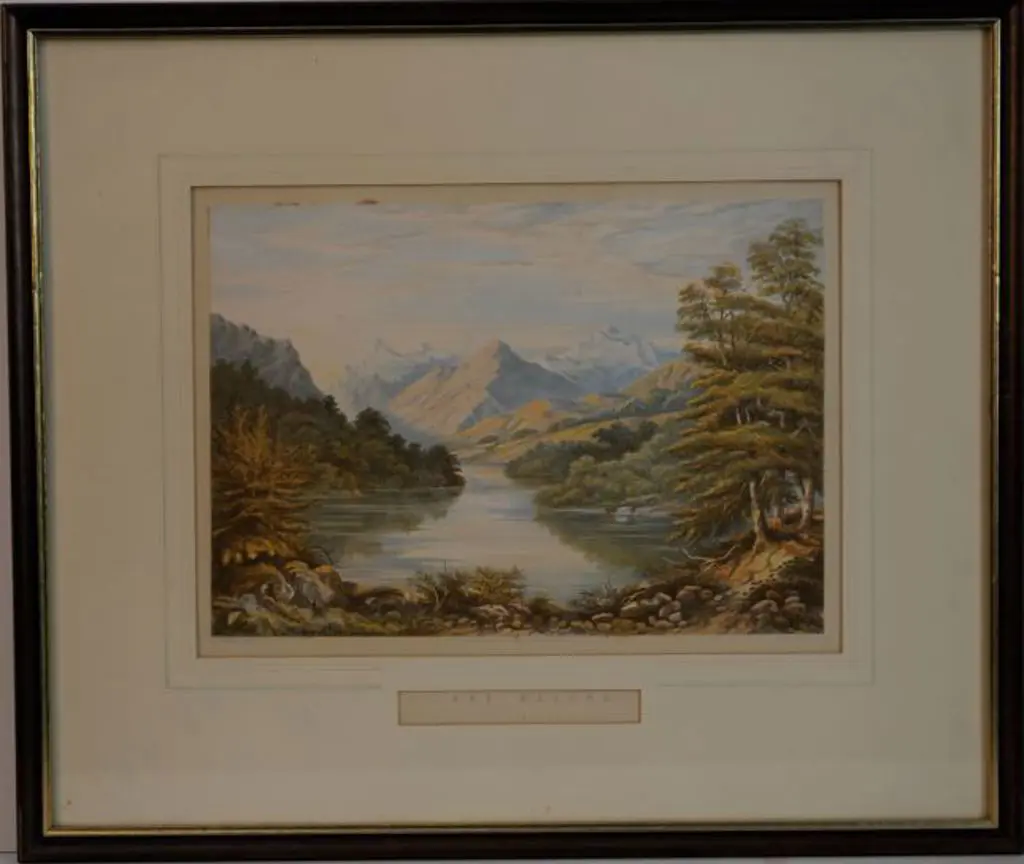 BARRAUD, Charles Decimus (1822-1897) - Lake Mavora Image 1++