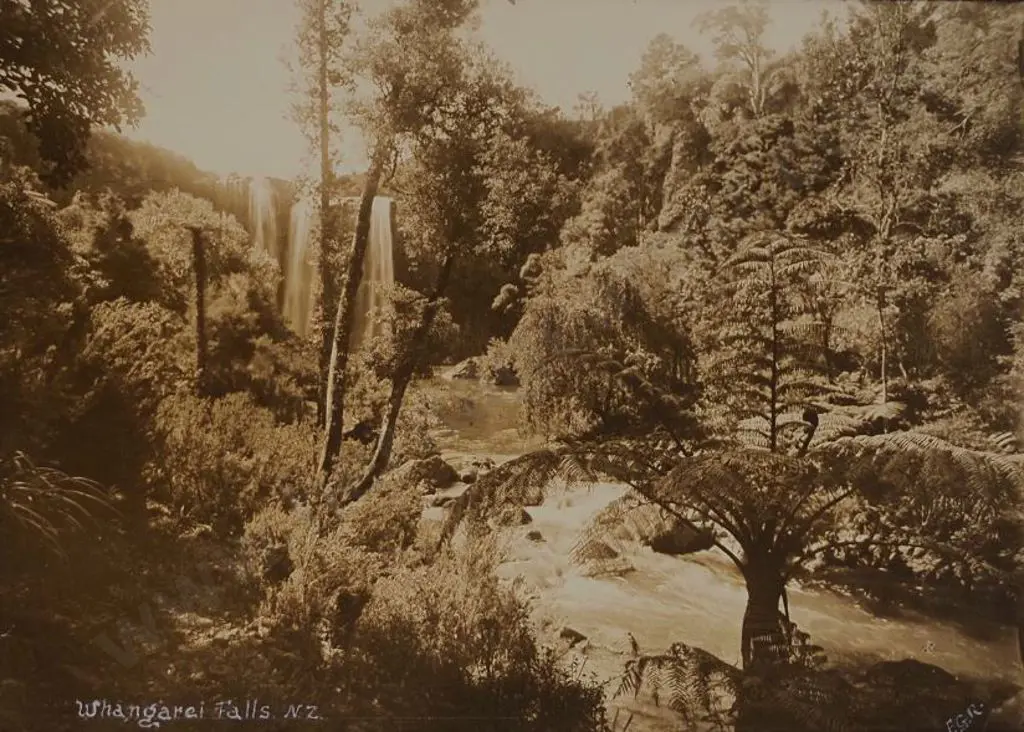 RADCLIFFE, Frederick George (1863-1923) - Whangarei Falls Image 1++