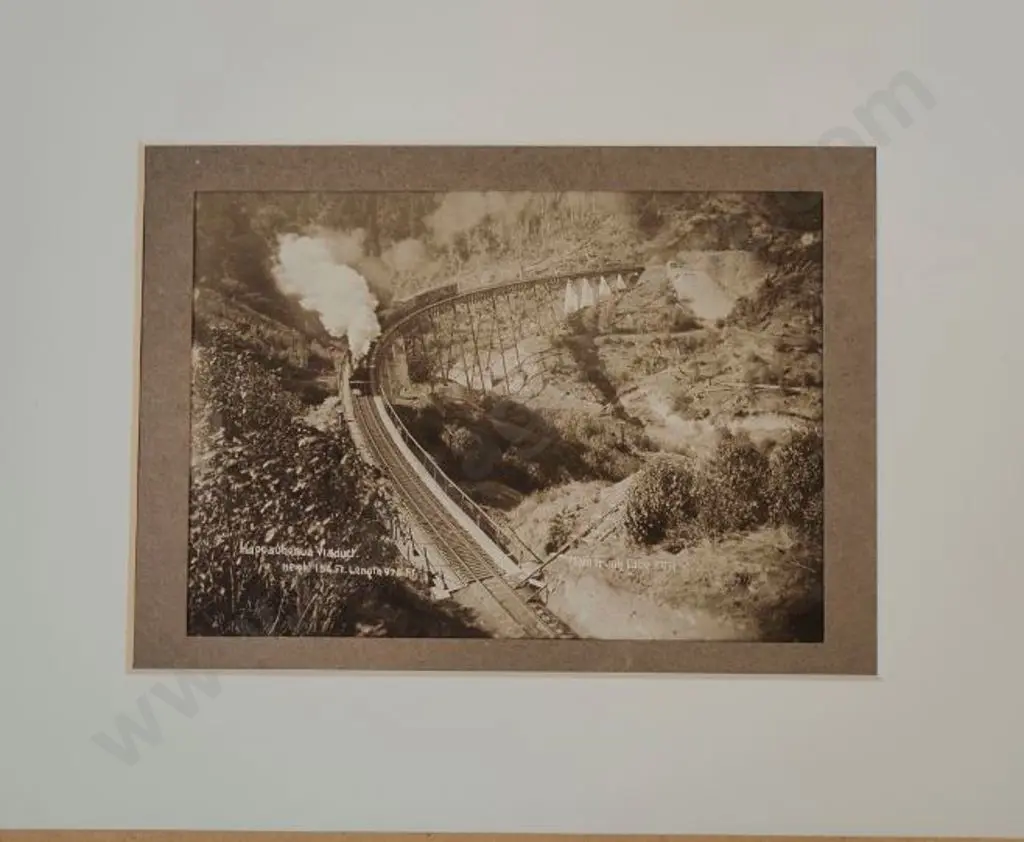 RADCLIFFE, Frederick George (1863-1923) - Hapuawhenua Viaduct Main Trunk Line Image 1++