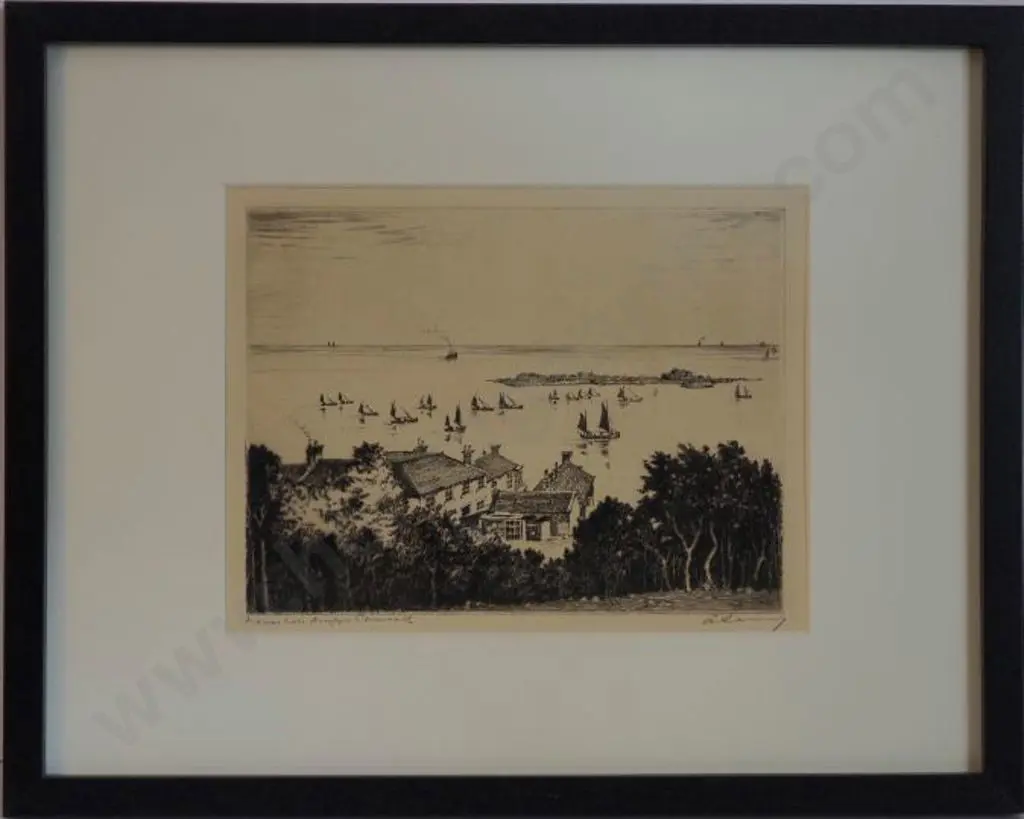 SIMES, A. (1887-1966) - Mousehole, Cornwall Image 1++
