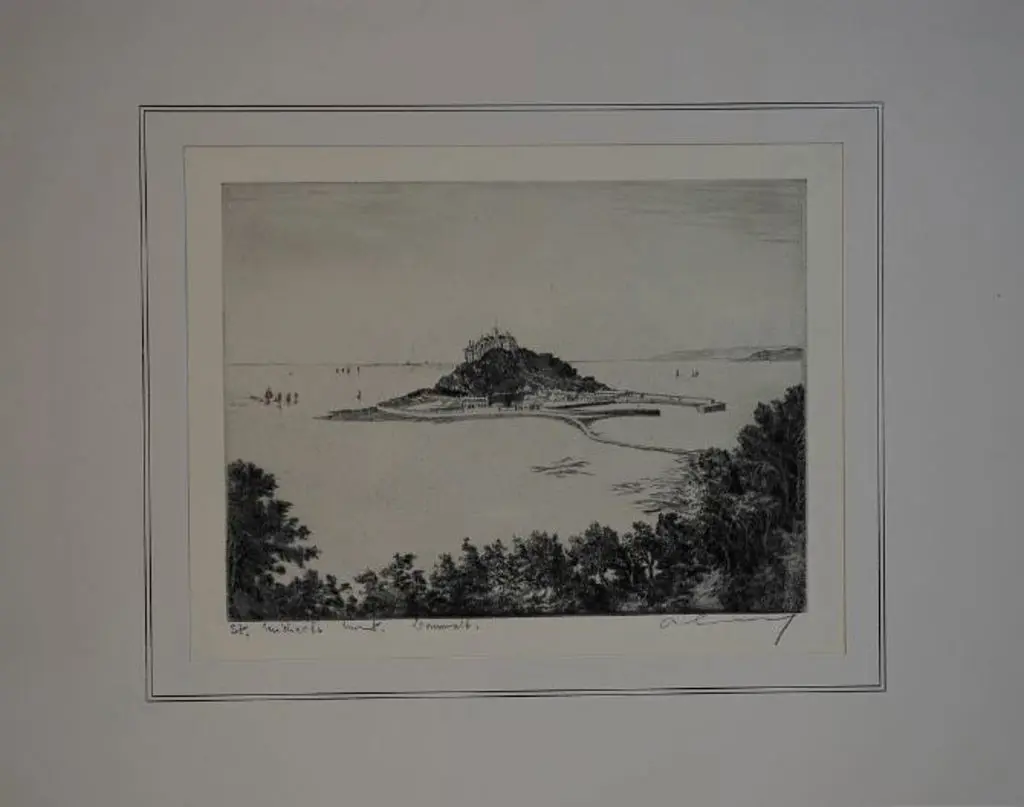 SIMES, A. (1887-1966) - Mont St Michel Image 1++
