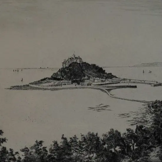 SIMES, A. (1887-1966) - Mont St Michel