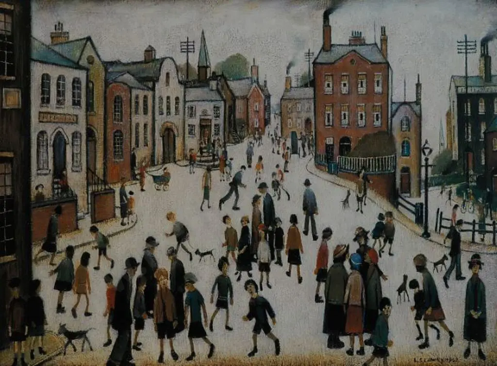 LOWRY, Laurence Stephen (1887-1976) - People on The Move Image 1++