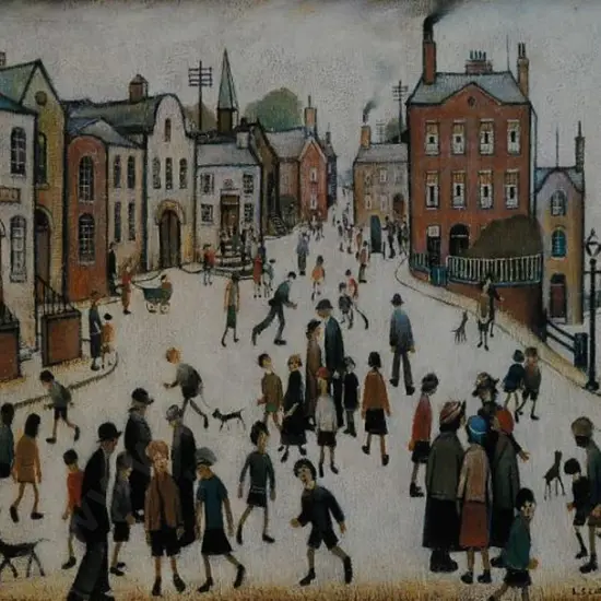 LOWRY, Laurence Stephen (1887-1976) - People on The Move