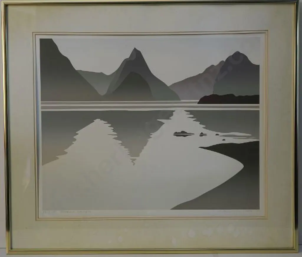 WARR, Malcolm (1939-) - Milford Twilight Image 1++