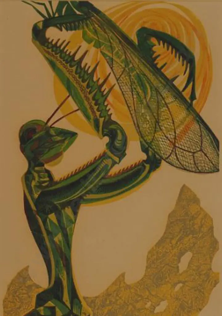 MAYO, Dame Eileen (1906-1994) - Mantis in the Sun Image 1++