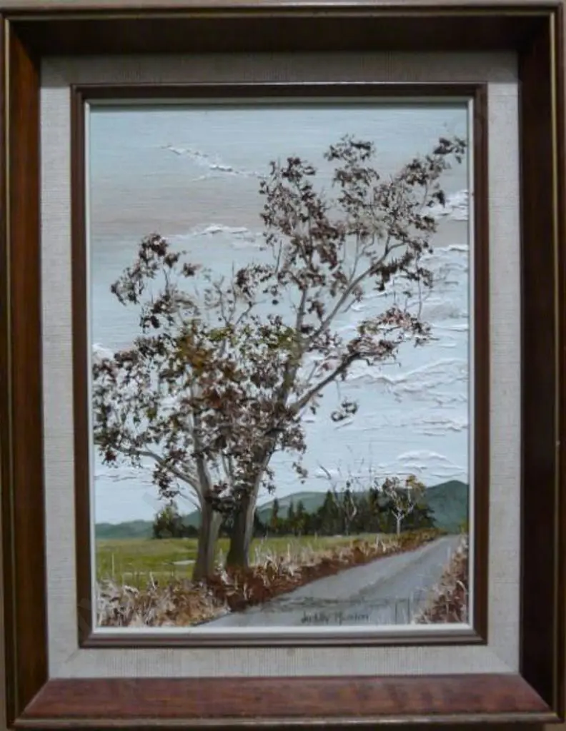 MORETON, Judith (1940-) - Waihou Scene 1974 Image 1++