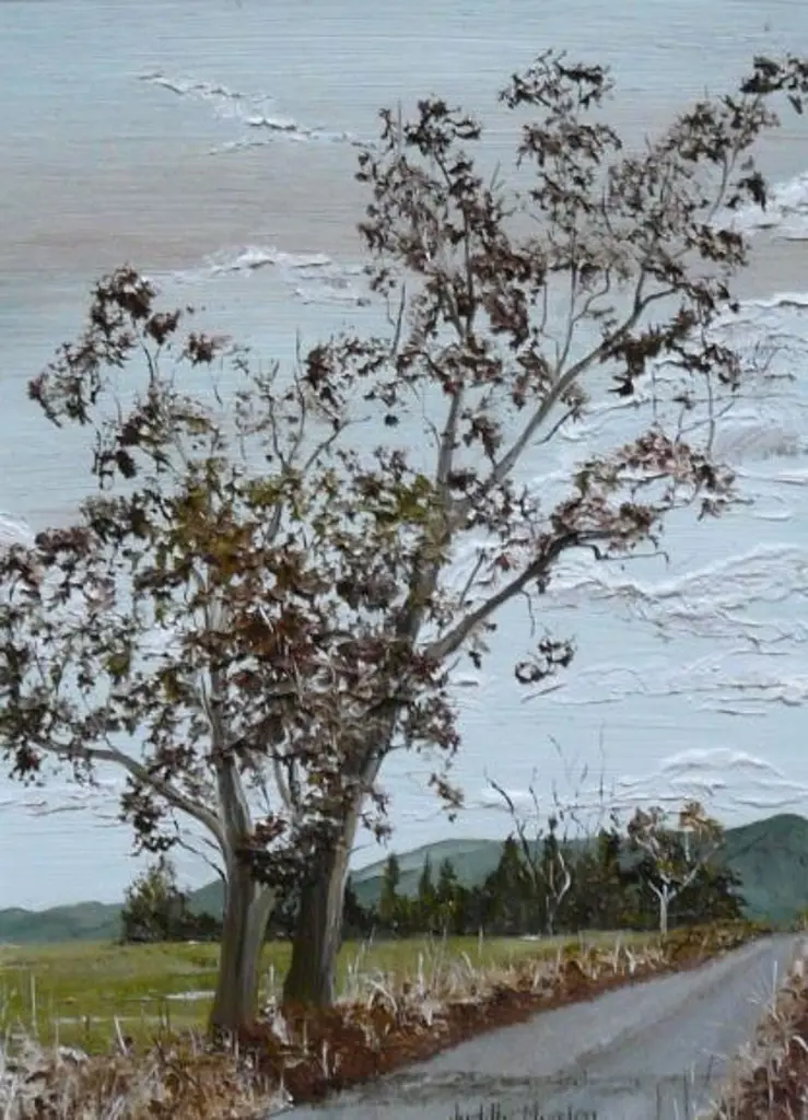 MORETON, Judith (1940-) - Waihou Scene 1974 Image 1++