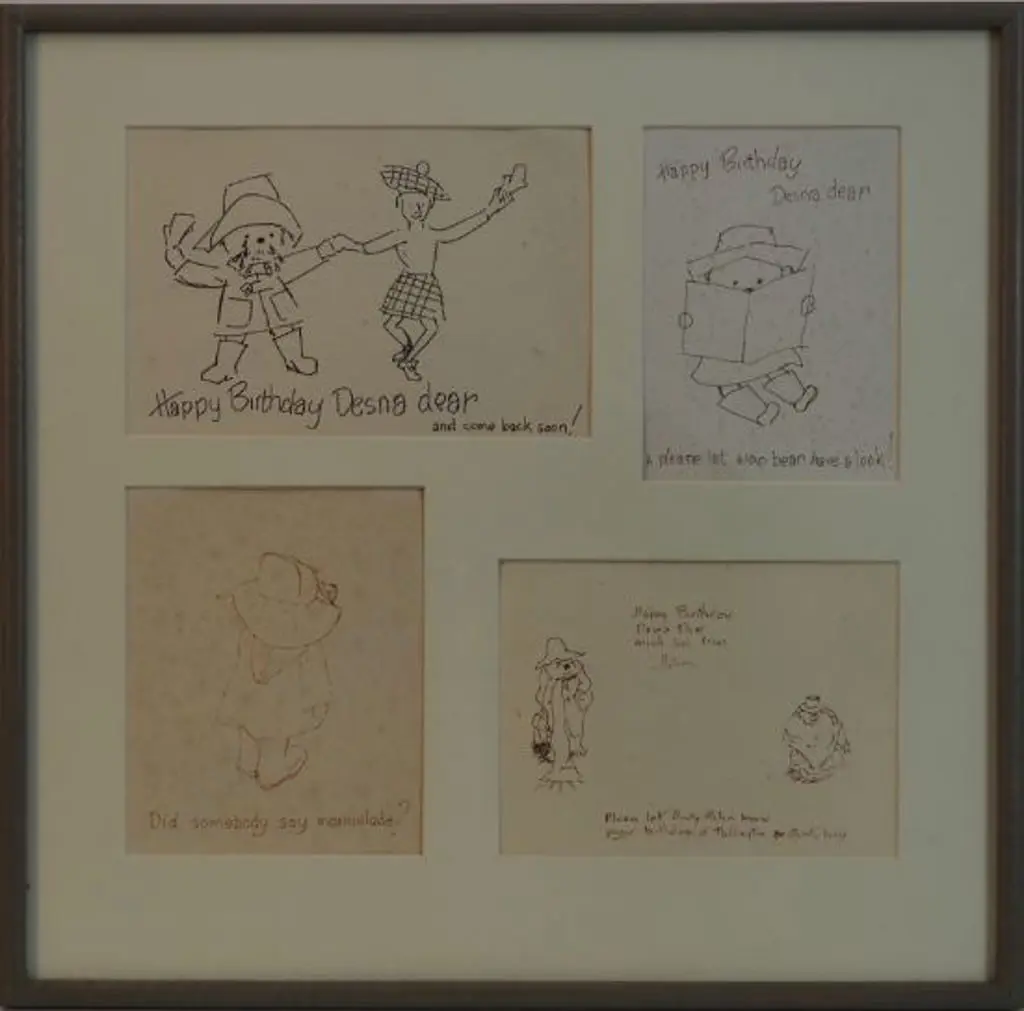 BANBERY, Fred [attrib] (1913-1999) - Series of drawings- Paddington Bear (montage) Image 1++