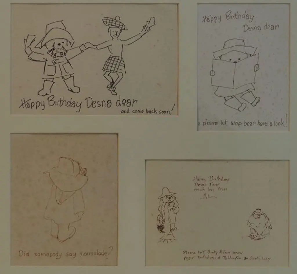 BANBERY, Fred [attrib] (1913-1999) - Series of drawings- Paddington Bear (montage) Image 1++