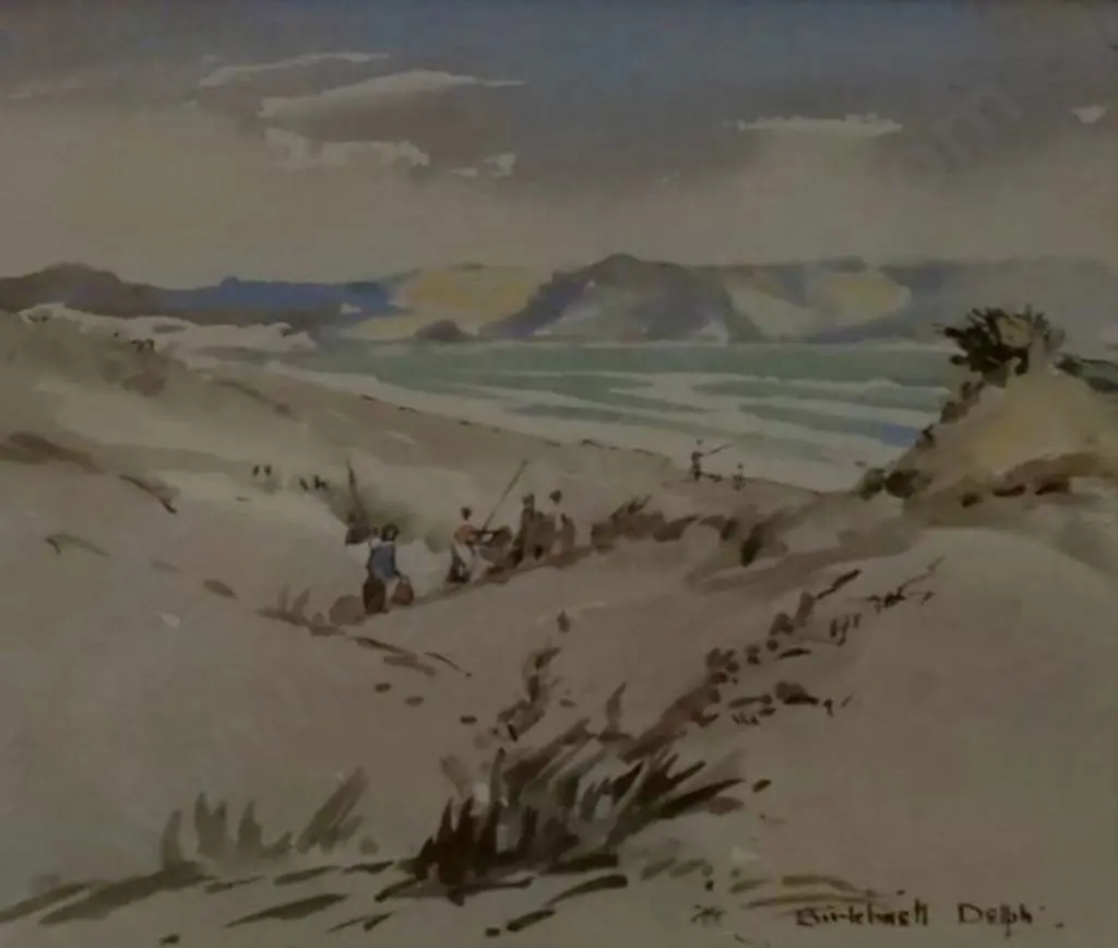 DELPH, Birchnell (1901-1996) - Surfcasters, Ninety Mile Beach Image 1++