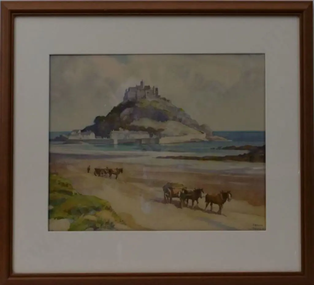 NEVILLE, Frank (20th Cent.) - St Michael's Mount, Cornwall Image 1++