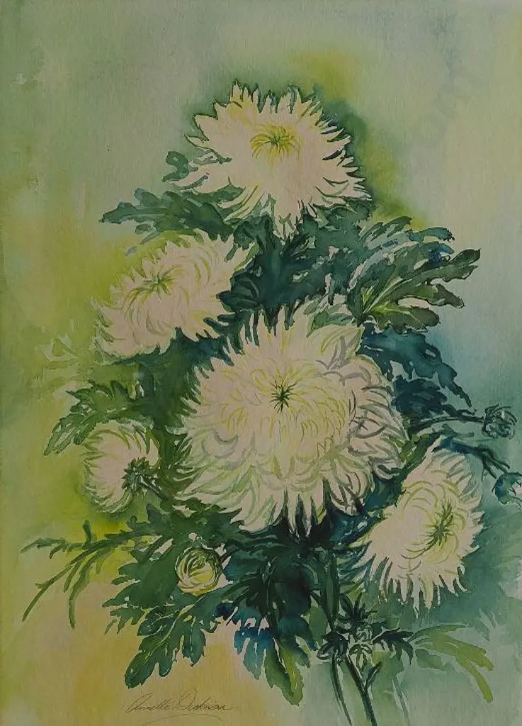 DICKISON, Annette (21st Cent.) - Chrysanthemums Image 1++