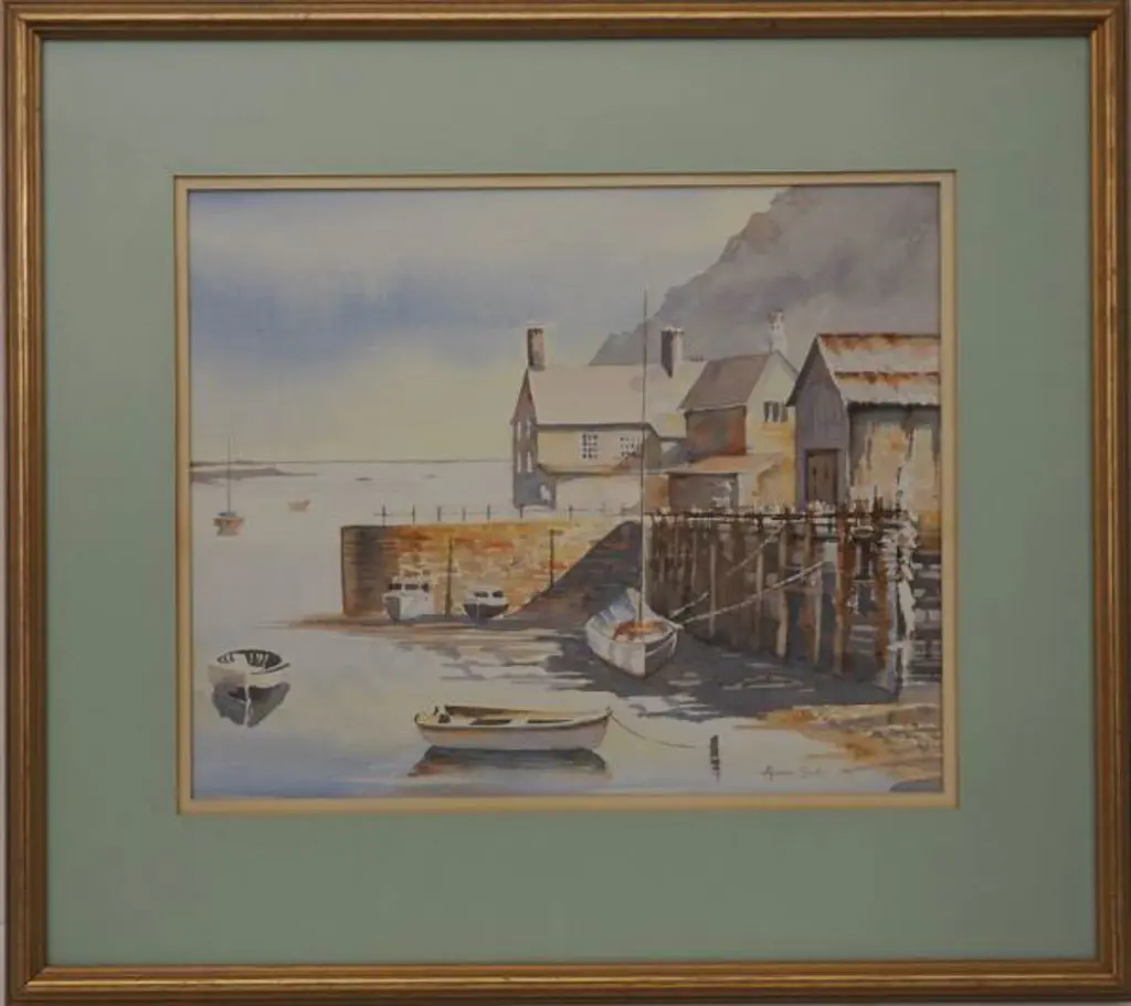SMITH. Gavin (20th Cent.) - Harbour Scene Image 1++