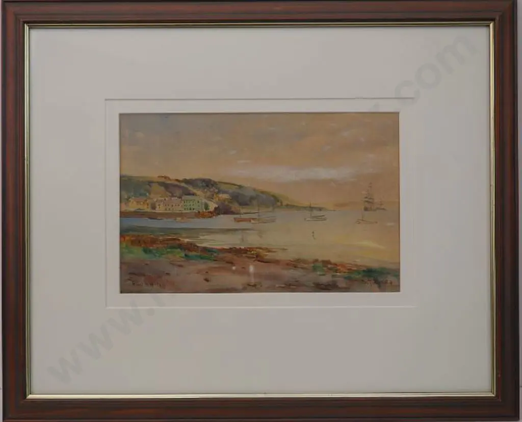 BEER, Sidney James (1875-1922) - Flushing - Receding Tide Image 1++