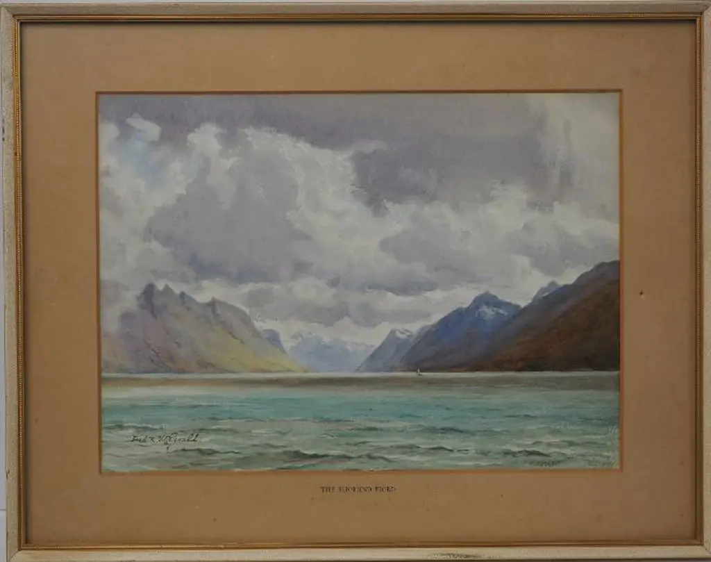 FITZGERALD. Fred R. (1869-1944) - The Hjorund Fiord Image 1++