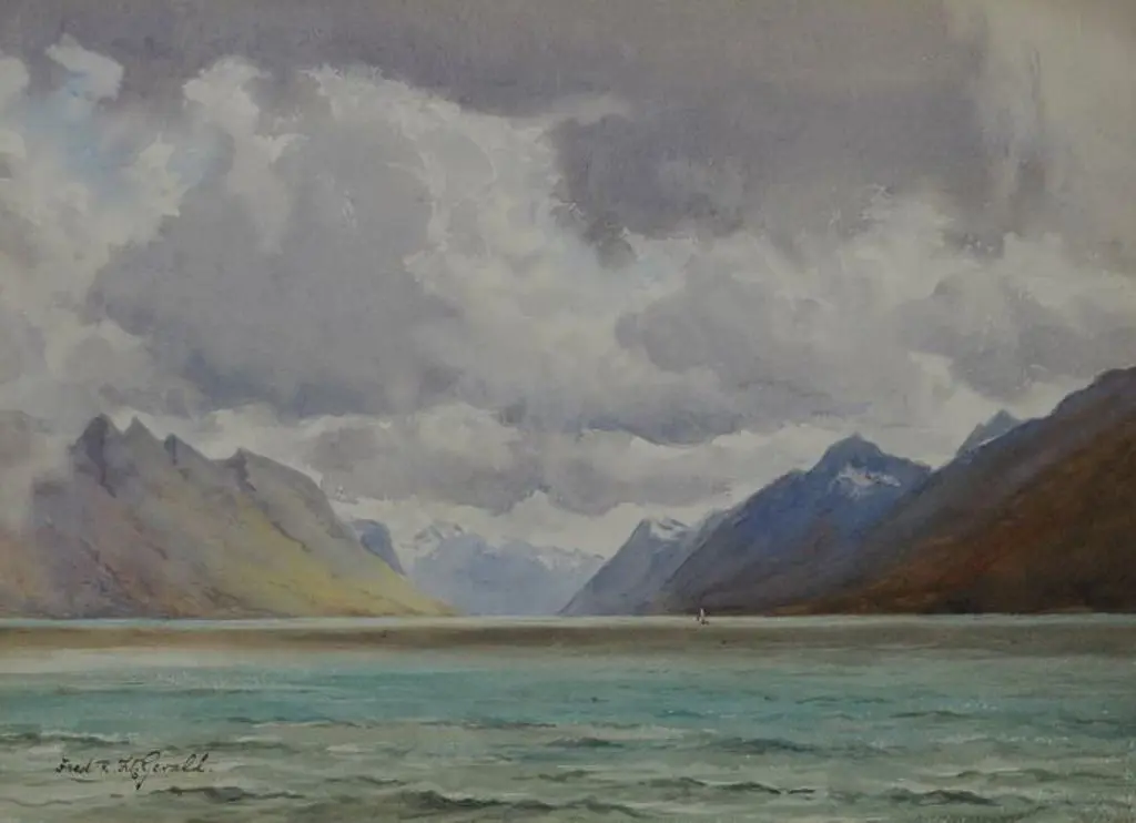 FITZGERALD. Fred R. (1869-1944) - The Hjorund Fiord Image 1++