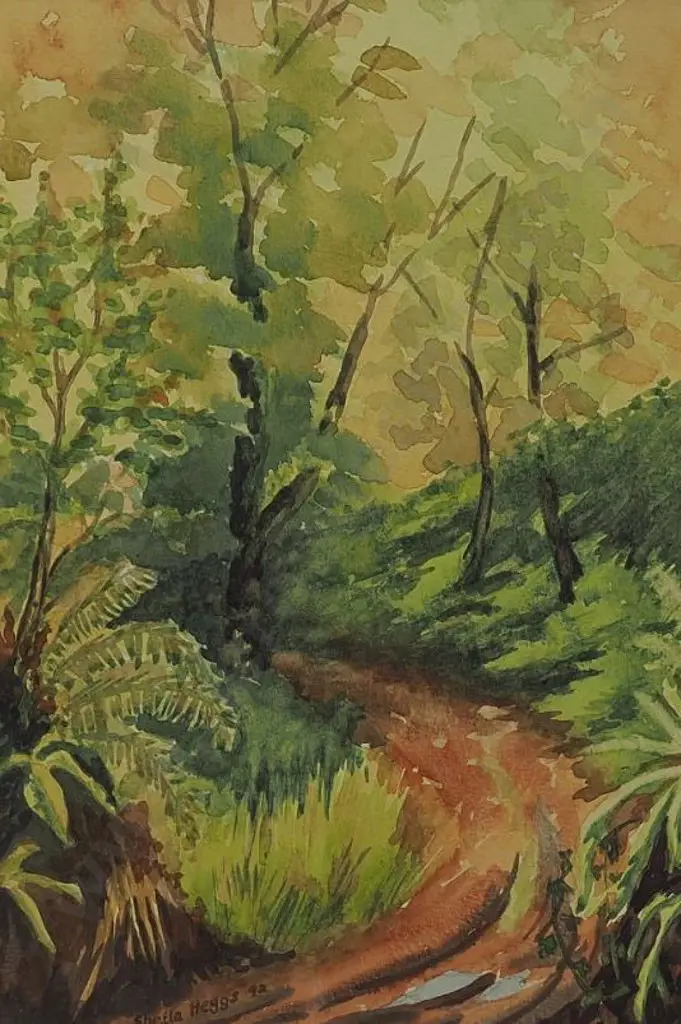 HEGGS, Sheila (20th Cent.) - The Back Lane Image 1++