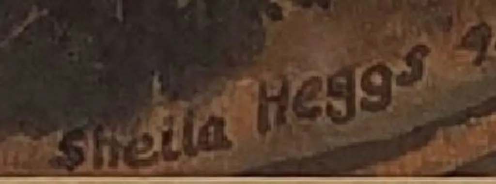 HEGGS, Sheila (20th Cent.) - The Back Lane Image 1++