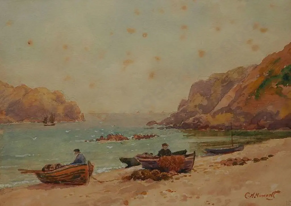 HOWORTH, Charles Henry (1856-1945) - Lulworth Cove, Dorset Image 1++