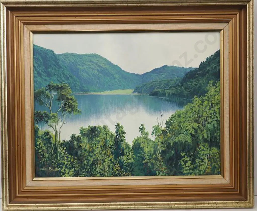 BRINSLEY, Graham (1963-2023) - Blue Lake, Rotorua Image 1++