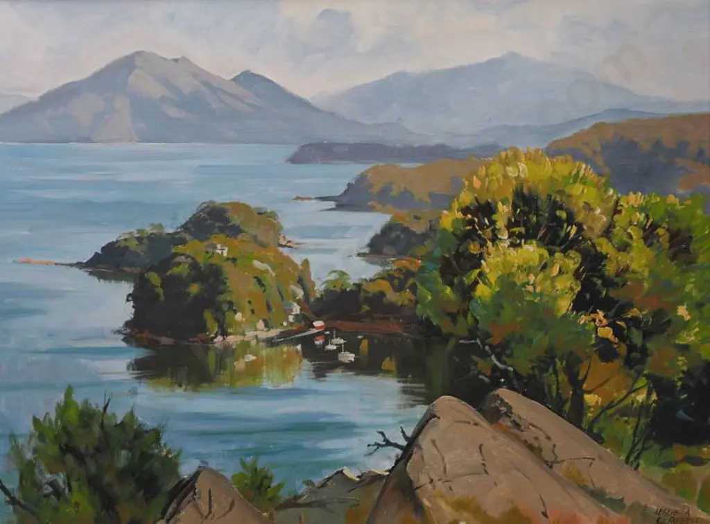 CAMPBELL, Leslie Alfred (1925-) - Oban, Stewart Island Image 1++