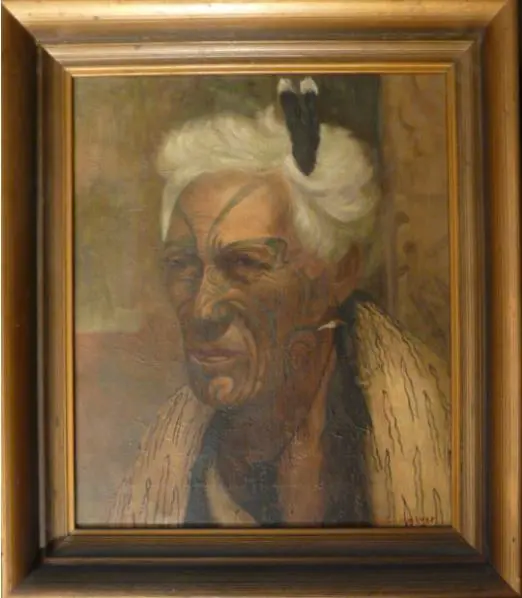 CUMMINGS, Vera (1891-1949) - Atama Paparangi - A chief of the Te Rawara Tribe in the Hokianga Image 1++